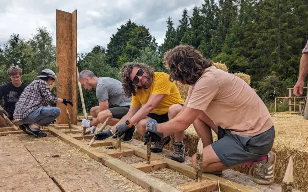 Building with straw bales practical