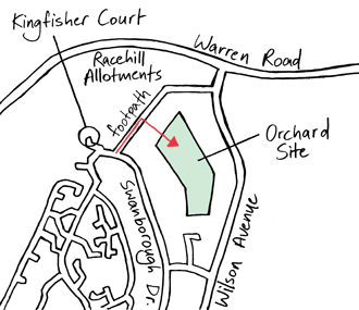 Racehill map